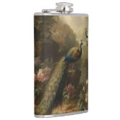 Botanisch: drie pauwen in Engelse tuin Heupfles (Rechts)