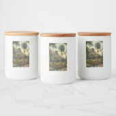 Botanisch: dromedarissen in het oerwoud aanpasbaar voedselcontainer etiket (Flessen)