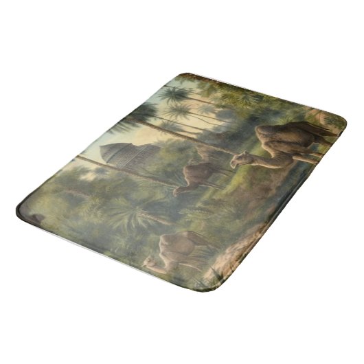 Botanisch: dromedarissen in het oerwoud bij een ri badmat (Gekanteld)