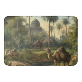 Botanisch: dromedarissen in het oerwoud bij een ri badmat