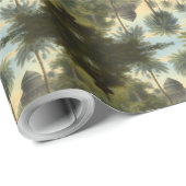 Botanisch: dromedarissen in het oerwoud bij een ri cadeaupapier (Rol Hoek)