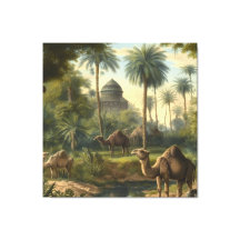 Botanisch: dromedarissen in het oerwoud bij een ri