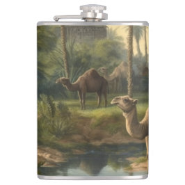 Botanisch: dromedarissen in het oerwoud bij een ri heupfles