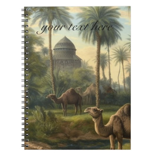 Botanisch: dromedarissen in het oerwoud bij een ri notitieboek (Voorkant)