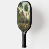 Botanisch: dromedarissen in het oerwoud bij een ri pickleball paddle (Links)