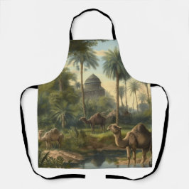 Botanisch: dromedarissen in het oerwoud bij een ri schort