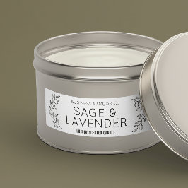 Botanisch Dun Verticaal Product Label