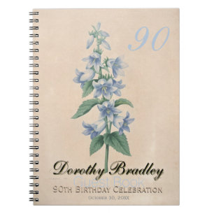 Botanisch Eigen Guest Book op 90e verjaardag Notitieboek