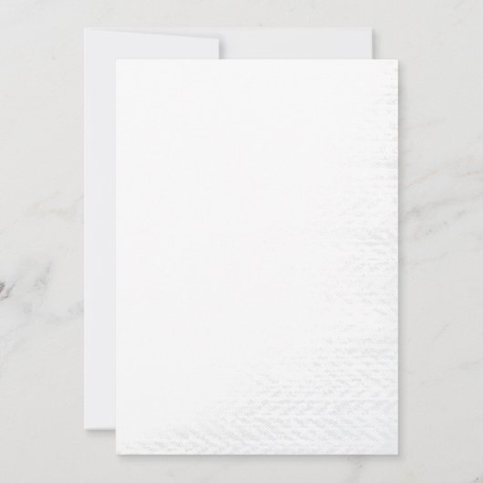 Botanisch Elegant Blauw Kaart (Achterkant)