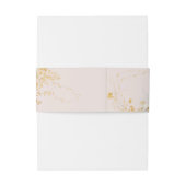 Botanisch Elegant Boho baby shower Uitnodigingen Wikkel (Achterkant Voorbeeld)