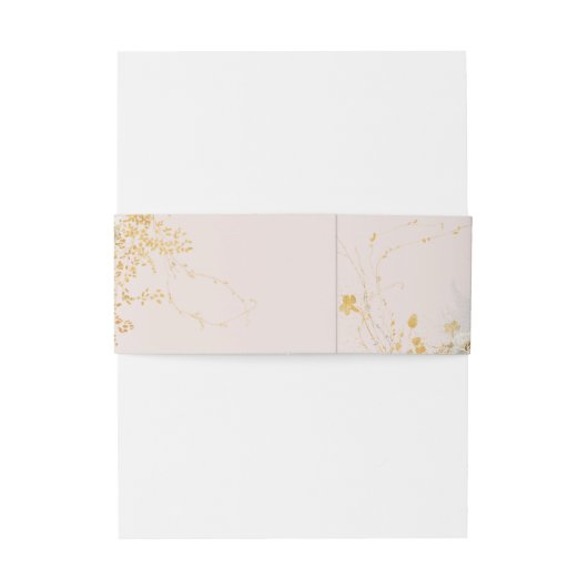 Botanisch Elegant Boho baby shower Uitnodigingen Wikkel (Achterkant Voorbeeld)