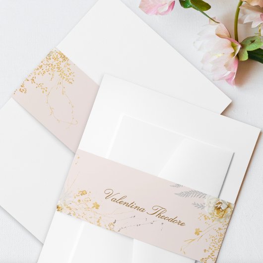 Botanisch Elegant Boho baby shower Uitnodigingen Wikkel