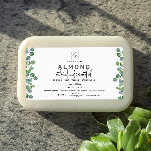 Botanisch Elegant Huishoudzeep Label