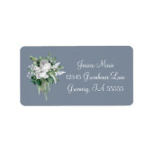 Botanisch elegant script etiket (Voorkant)