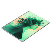 Botanisch Emerald Vrouw Notitieboek (Linkerzijde)