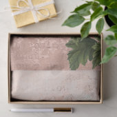 botanisch en vogel op roze ontkleurd papier (Geschenk)