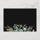 Botanisch Eucalyptus Goudblad Modern Design Informatiekaartje (Achterkant)