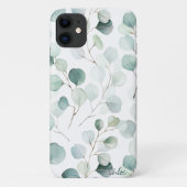 Botanisch Eucalyptuspatroon op maat Case-Mate iPhone Case (Achterkant)