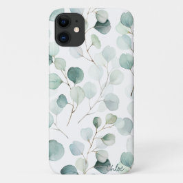 Botanisch Eucalyptuspatroon op maat Case-Mate iPhone Case
