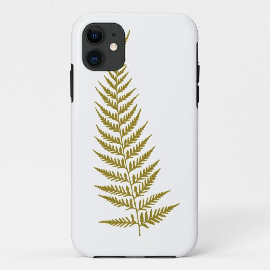 Botanisch fern Leaf - Kies een kleur Case-Mate iPhone Case (Achterkant)