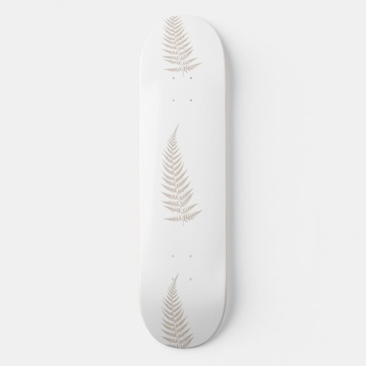 Botanisch fern Leaf - Kies om het even welke kleur Skateboard (Voorkant)