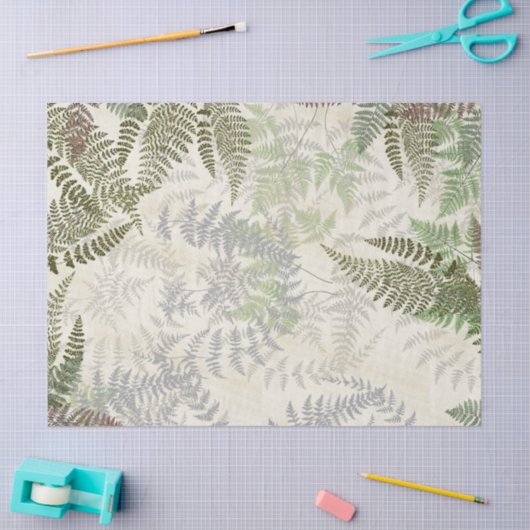  botanisch fern-papier tissuepapier (Craft)