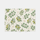 Botanisch fleece deken (Voorkant (Horizontaal))