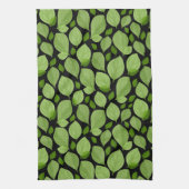 Botanisch flesje van het groene leboog theedoek (Verticaal)