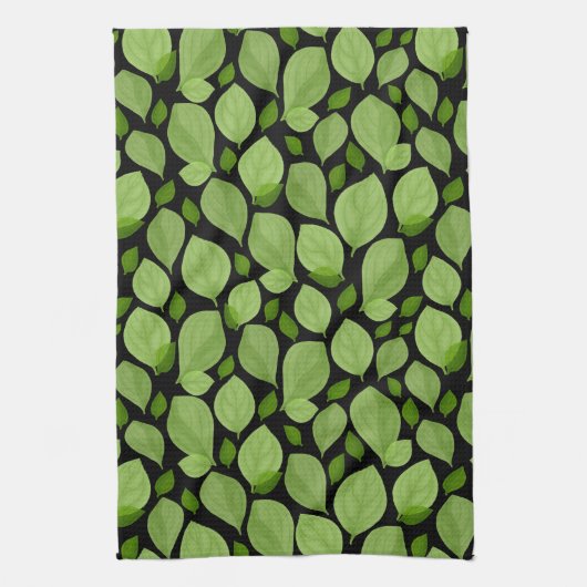 Botanisch flesje van het groene leboog theedoek (Verticaal)