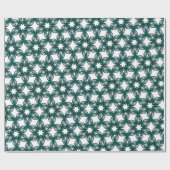 Botanisch Floral Pattern Wrapping Paper Cadeaupapier (Vlak)