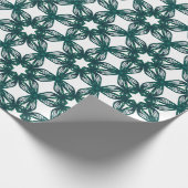Botanisch Floral Pattern Wrapping Paper Cadeaupapier (Hoek)