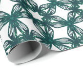 Botanisch Floral Pattern Wrapping Paper Cadeaupapier (Rol Hoek)