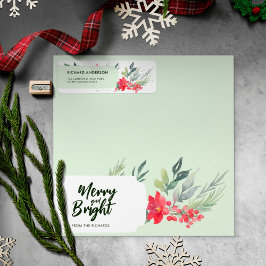 Botanisch Foliage-thema Kerstmis Diner Party Etiket