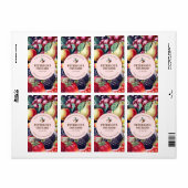 Botanisch  Fruit Lokaal Boerenlabel Etiket (Full Sheet)