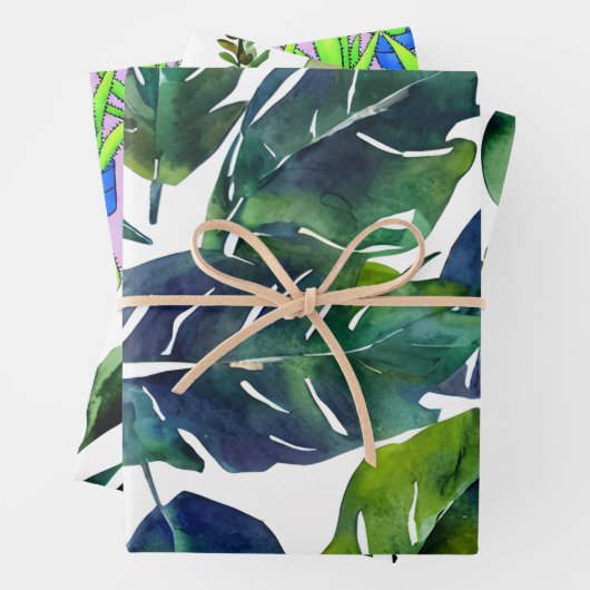 Botanisch gebladerte groen blad inpakpapier vel (In situ)