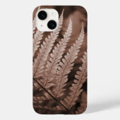 Botanisch gebladerte van Mocha Mousse Case-Mate iPhone Case (Achterkant)