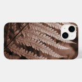 Botanisch gebladerte van Mocha Mousse Case-Mate iPhone Case (Achterkant (horizontaal))