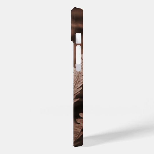 Botanisch gebladerte van Mocha Mousse Case-Mate iPhone Case (Achterkant / Links)