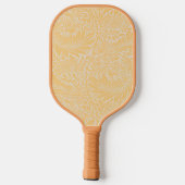 botanisch geel William Morris Pattern Pickleball Paddle (Achterkant)