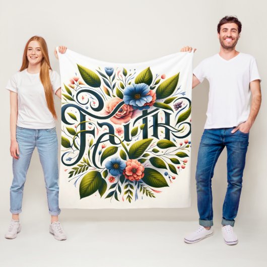 botanisch geloof fleece deken (In situ)