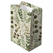 Botanisch geperst bladpatroon – Varentprint Medium Cadeauzakje (Achterkant Gekanteld)
