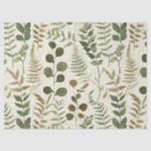 Botanisch geperst bladpatroon – Varentprint Tissuepapier (Voorkant)