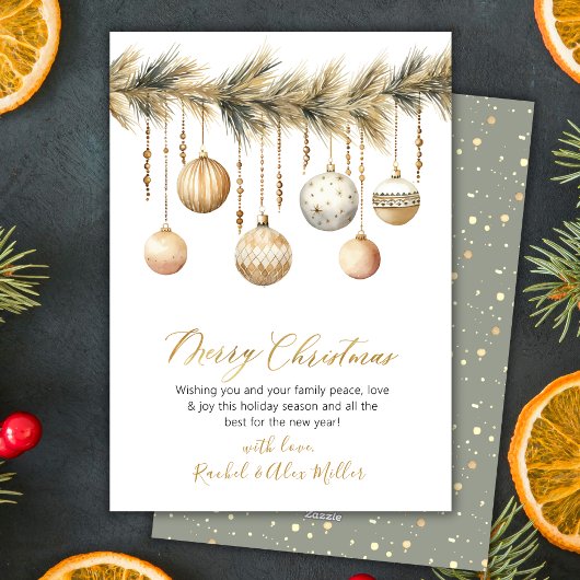 Botanisch Glas Ornament Niet Foto Vrolijk Kerstfee Feestdagenkaart