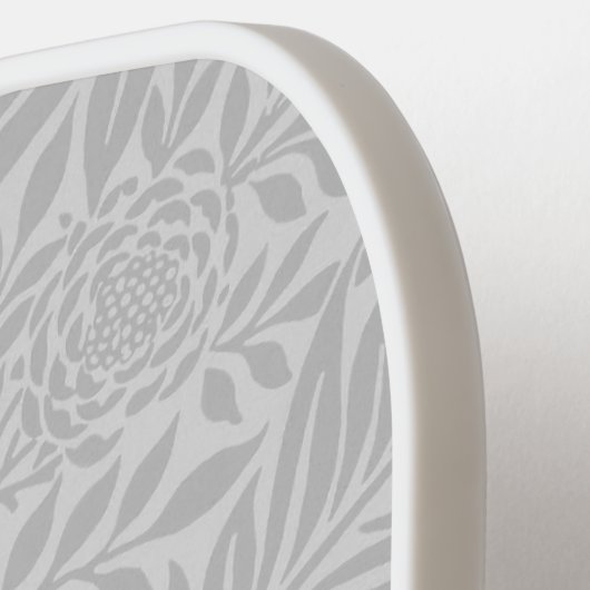  Botanisch Grijs William Morris Pattern Pickleball Paddle (Links Detail)