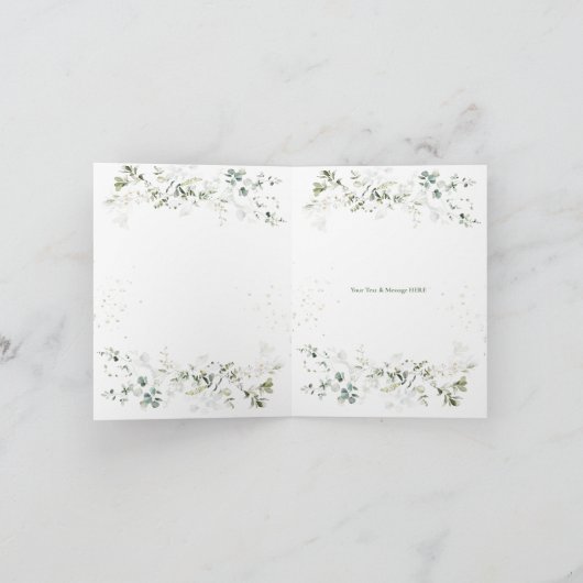 Botanisch groen Baby shower (Binnen)