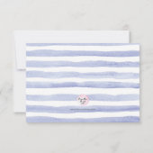 Botanisch groen Baby shower Advies Kaarten (Achterkant)