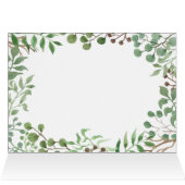 Botanisch groen | Blad | Bruiloft dank u (Binnen Horizontaal (Boven))