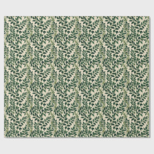 Botanisch groen blad cadeaupapier