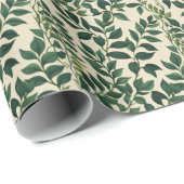 Botanisch groen blad cadeaupapier (Rol Hoek)