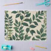 Botanisch groen blad tissuepapier (Craft)